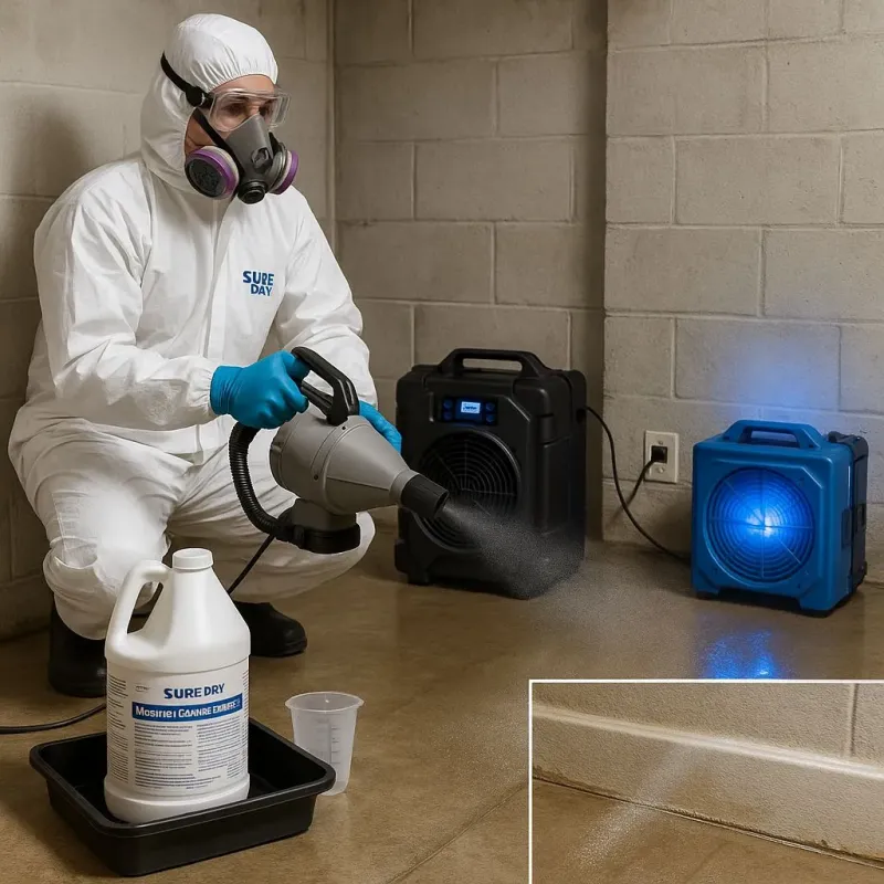 Sanitization and Odor Removal process in Cypress Quarters, FL